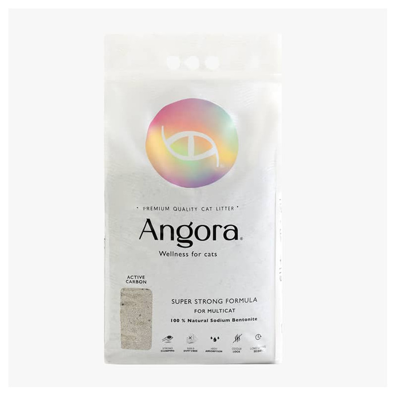ARENA ANGORA PARA GATOS - 12 KG