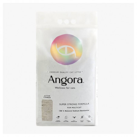 ARENA ANGORA PARA GATOS - 12 KG